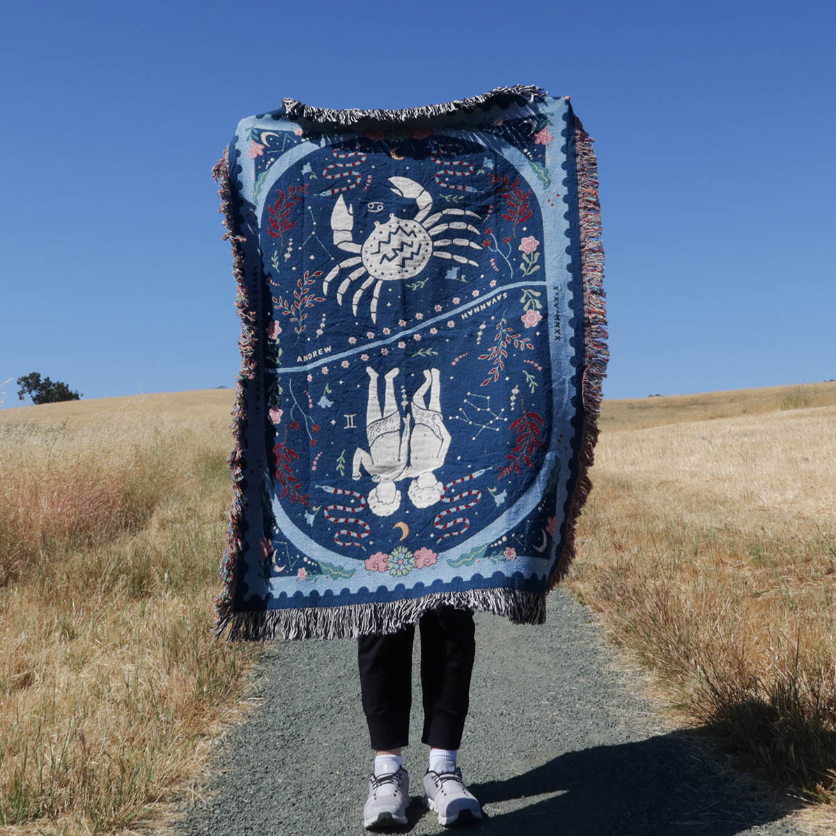Enchanting Zodiac Signs Couple Blanket