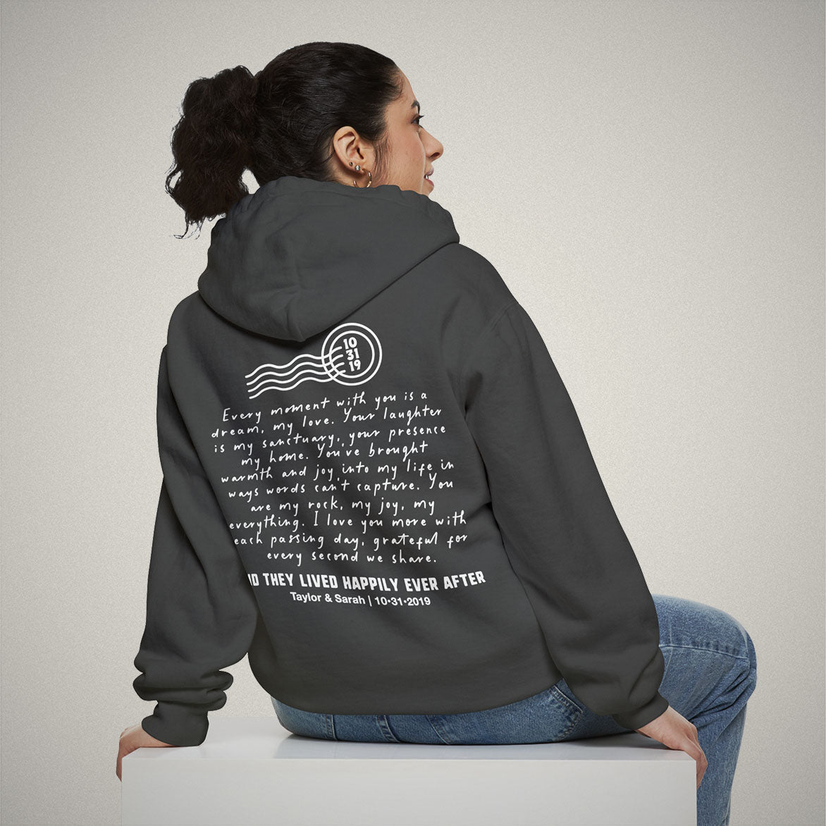 Love Letter Unisex Garment-Dyed Hoodie