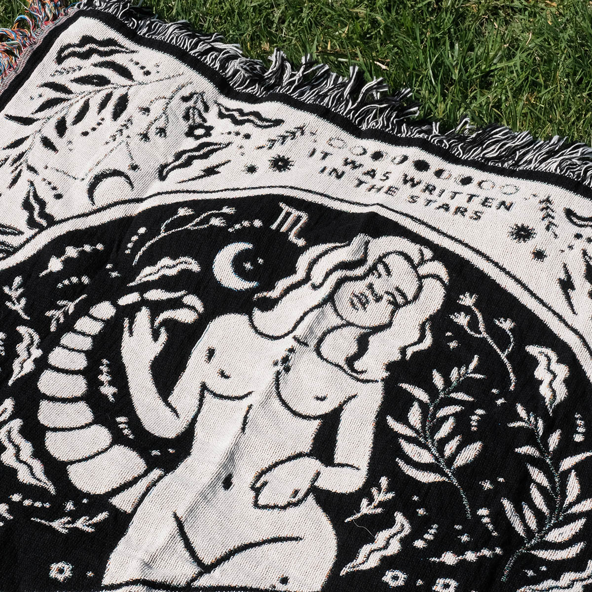 Goddess Zodiac Signs Couple Blanket