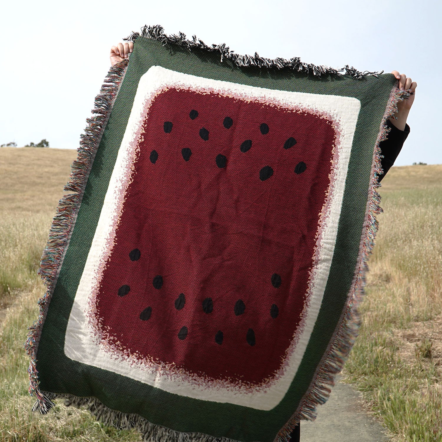Watermelon Woven Blanket - Woven - Personalized Gifts for Couples, Custom Birthday Gifts, Custom Anniversary Gifts | Relatable Basic